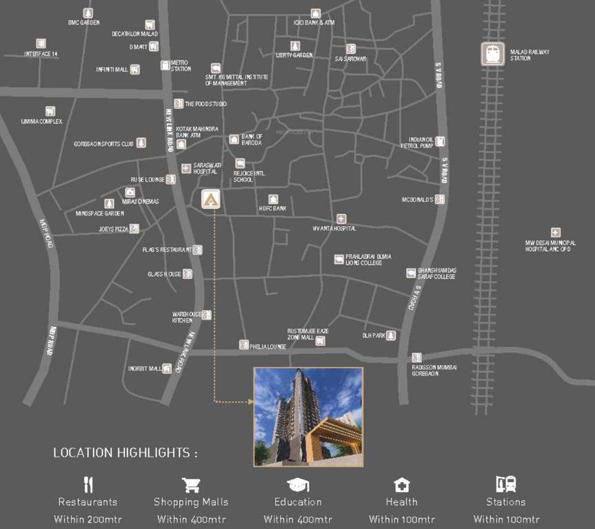  ascend tower Location Plan