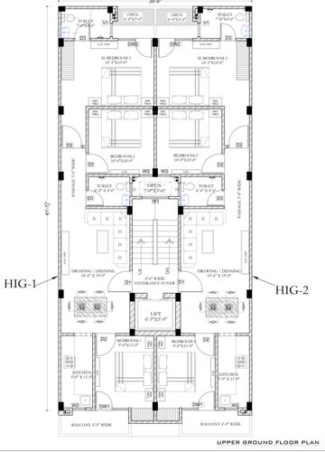 prabhu-homz Prabhu Homz Cluster Plan for ground Floor