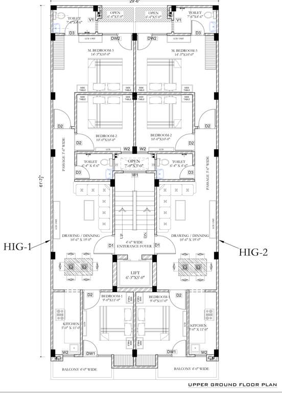 prabhu homz Prabhu Homz Cluster Plan for ground Floor