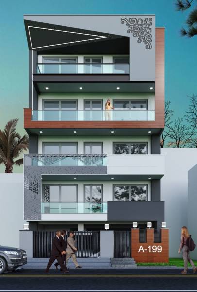 Elevation luxuary-builder-floor-sector-56-kuhad Elevation