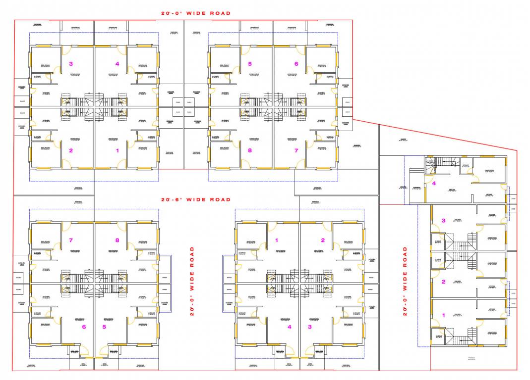  hill park Layout Plan
