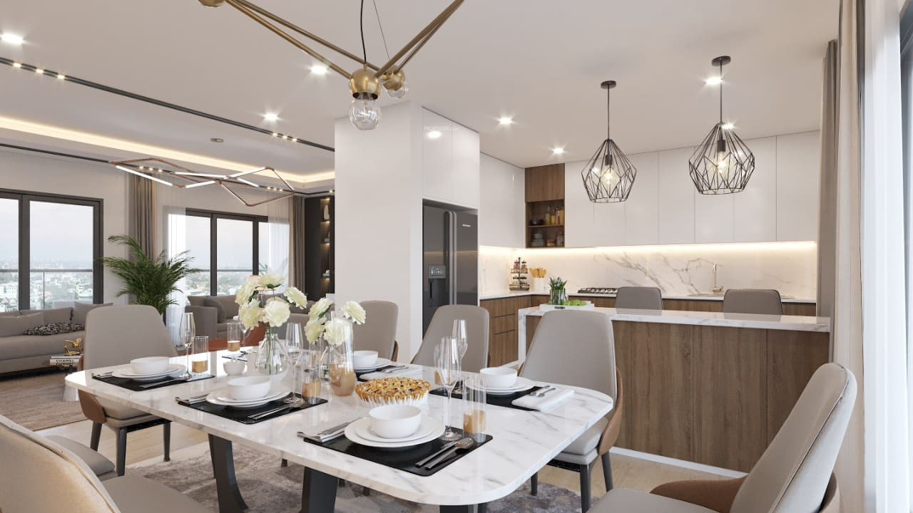  defence enclave ii Dining Area