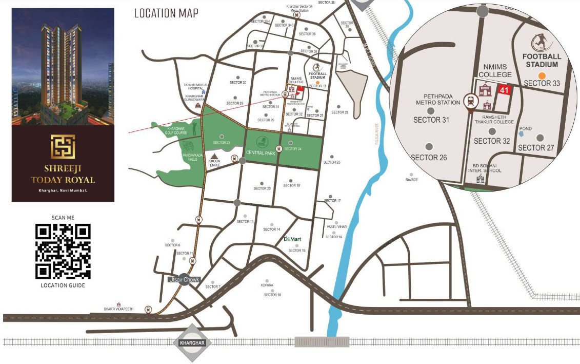  shreeji today Location Plan