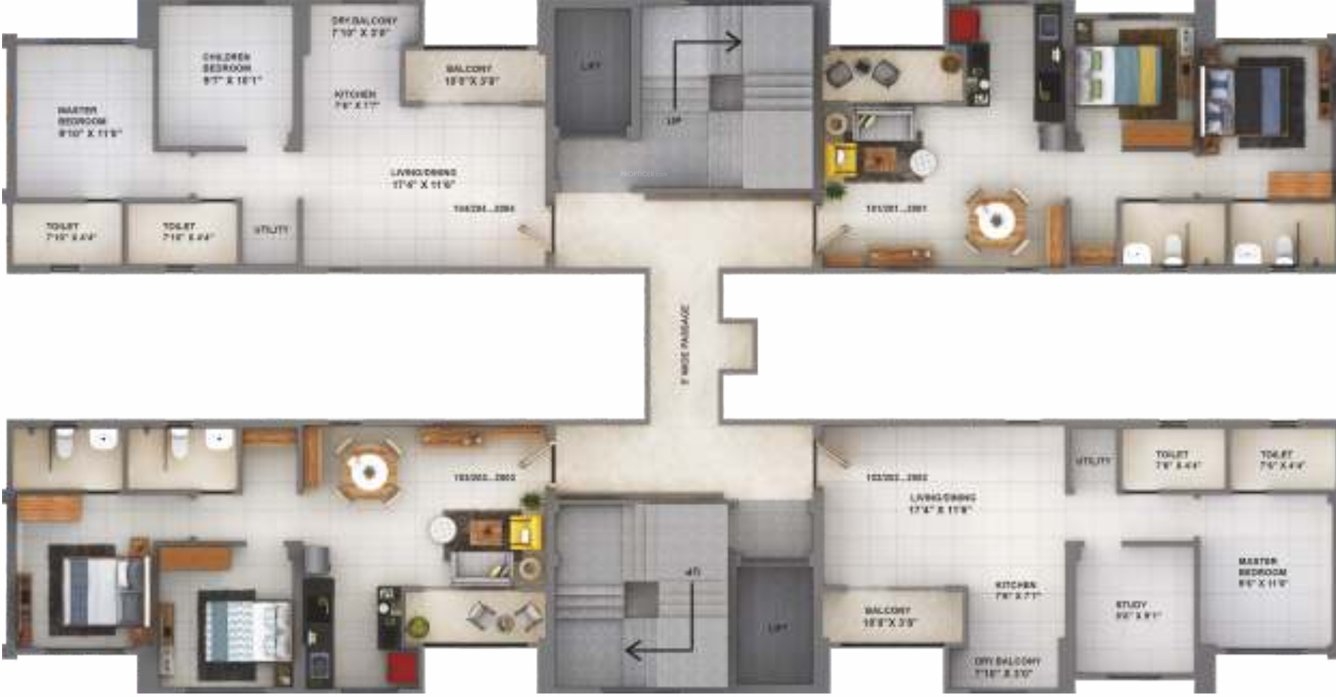 you57 tower c Tower C Cluster Plan