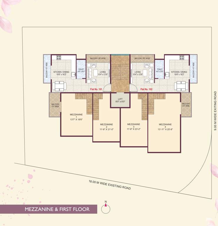  blossom apartment Blossom Apartment Cluster Plan