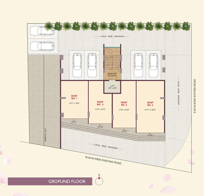  blossom apartment Blossom Apartment Cluster Plan
