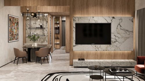  azara-residences Living Area