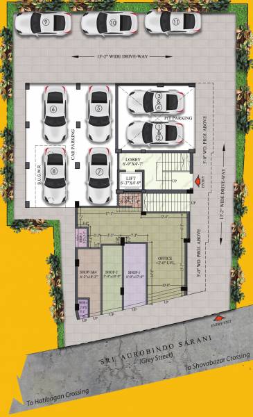  amar-kunj Amar kunj Cluster Plan For Ground Floor