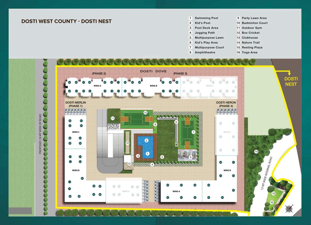  nest dove b Dosti Dove   Wing B and Wing C   EWS Building 1   Part 2 and Part 3 Cluster Plan