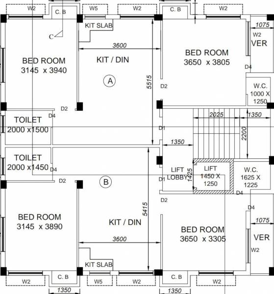  pearl Pearl Cluster Plan For Typical Floor Plan
