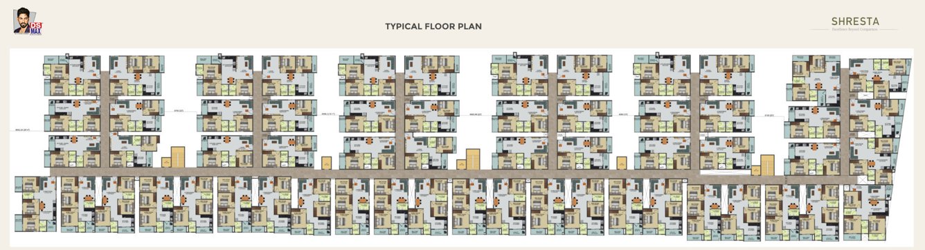  shresta DS Max Shresta Cluster Plan For Typical Floor