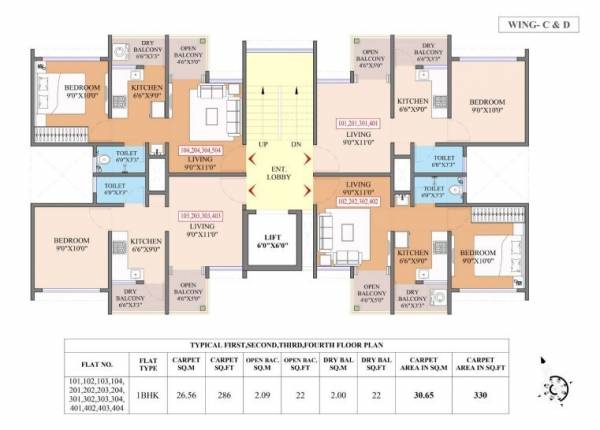  nirvana Wing C And Wing D Cluster Plan