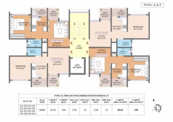  nirvana Wing E And Wing F Cluster Plan