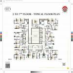  ajmera-eden Cluster Plan from 2nd to 7th Floor