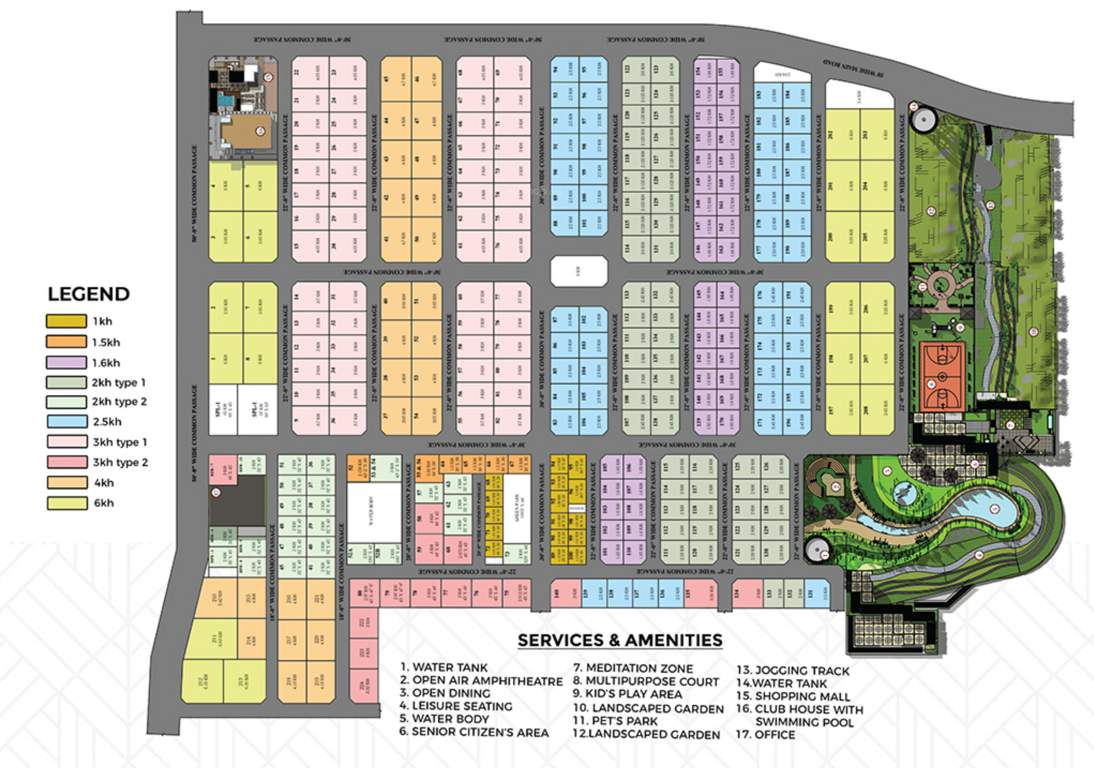  24 east avenue Layout Plan