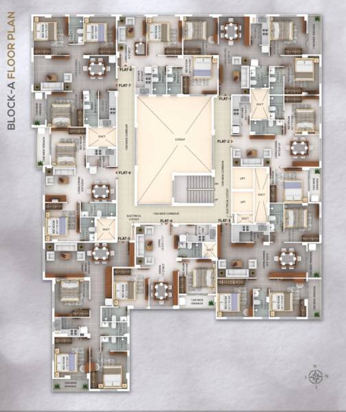  greens Block A Cluster Plan