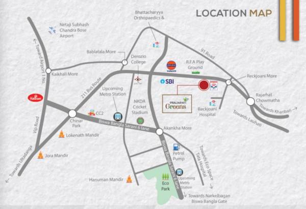  greens Location Plan