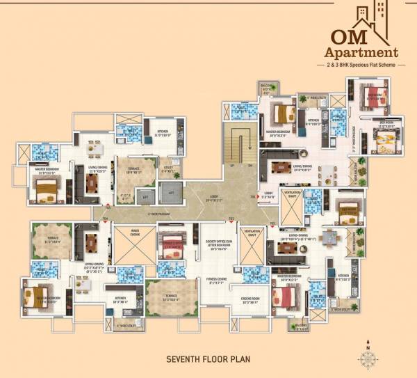  apartment Apartment Cluster Plan