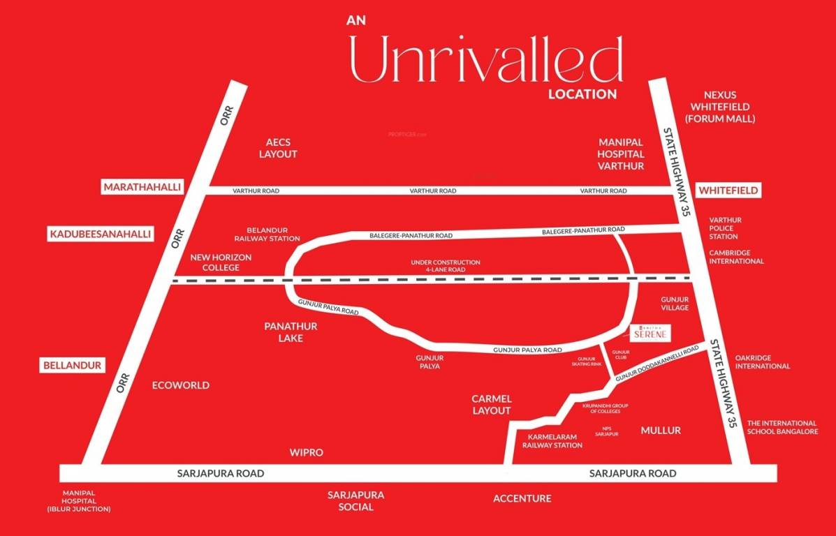  serene Location Plan