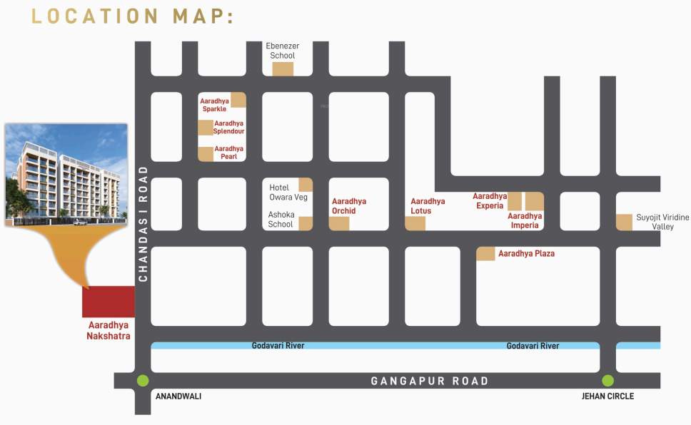  aaradhya nakshatra Location Plan