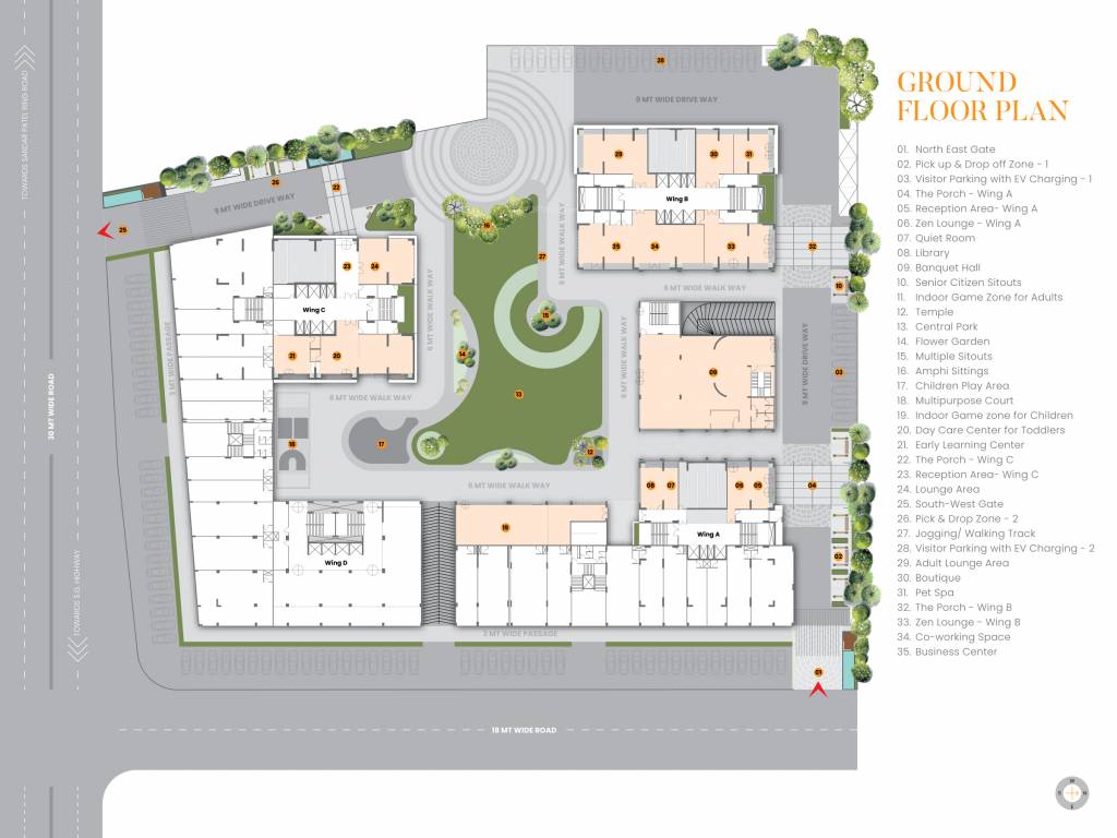  highline phase 1 Wing A Cluster Plan