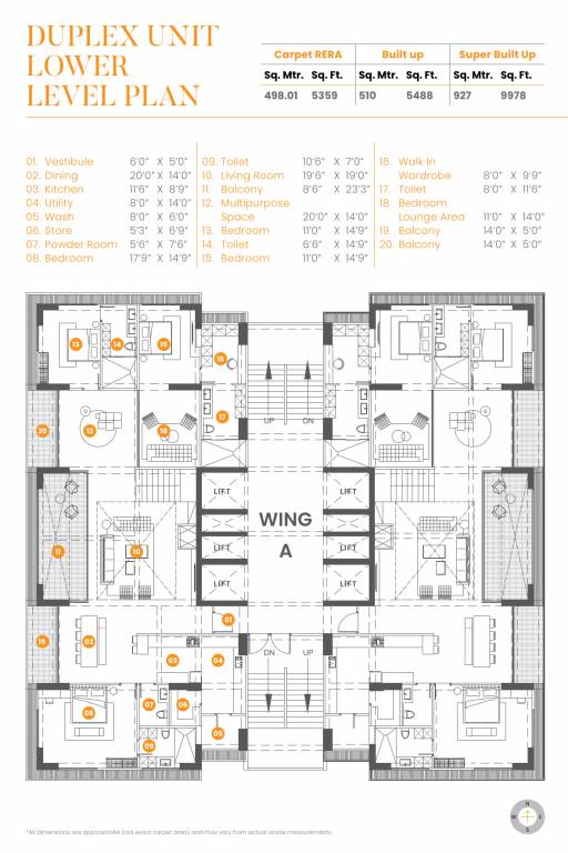 highline phase 1 Wing A Cluster Plan