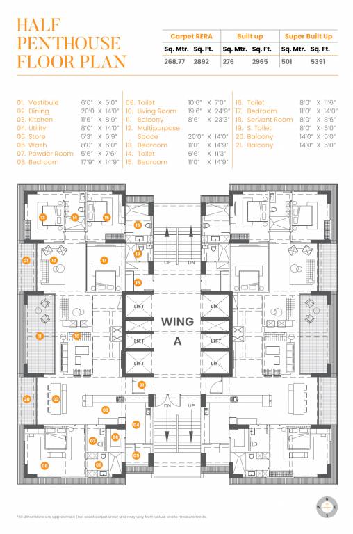  highline phase 1 Wing A Cluster Plan
