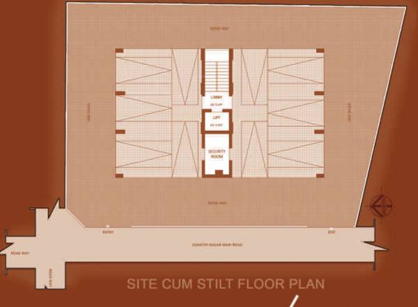 balaji-residency Balaji Residency Cluster Plan for ground Floor