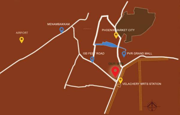  balaji-residency Location Plan