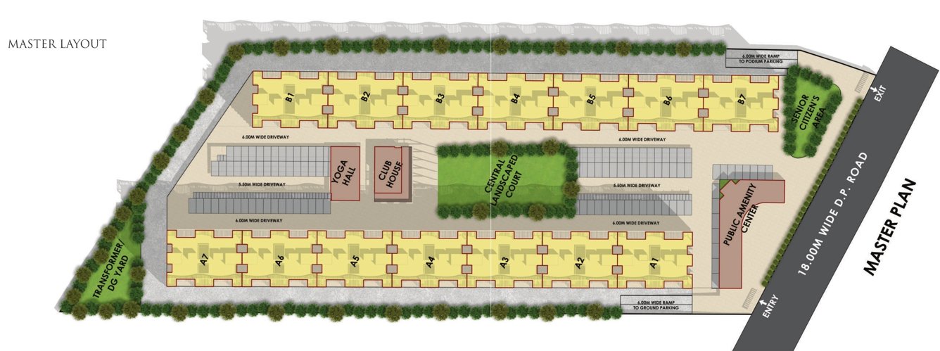  ajinkya towers Master Plan