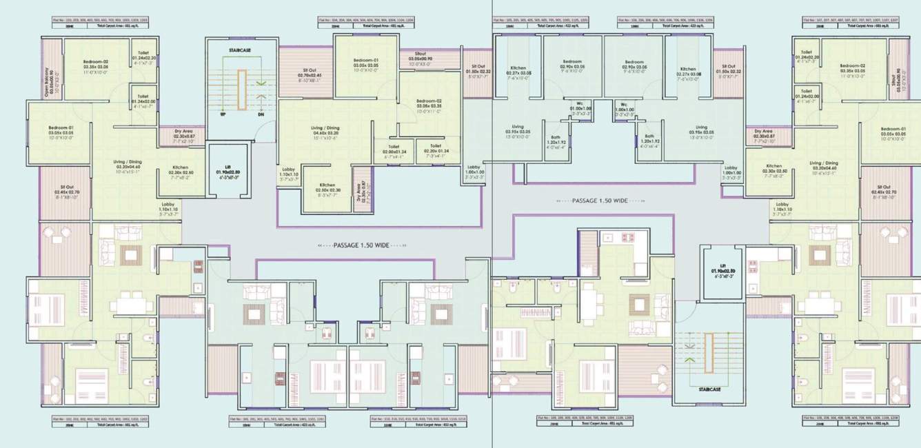  santiago uptown Santiago Uptown Cluster Plan For Typical Floor Plan