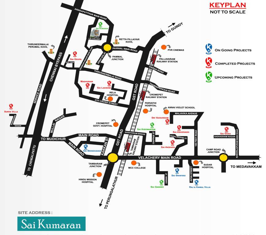  sai kumaran Location Plan