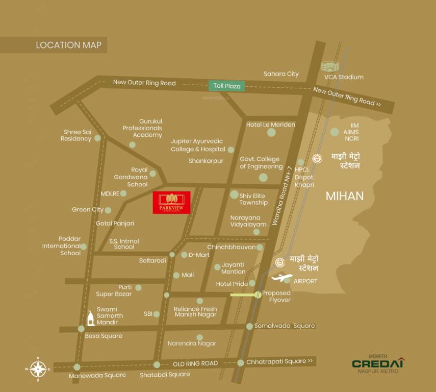  park view Location Plan