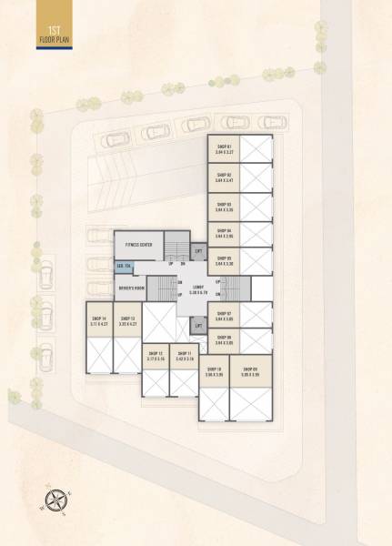  wind-space Vraj Wind Space Cluster Plan