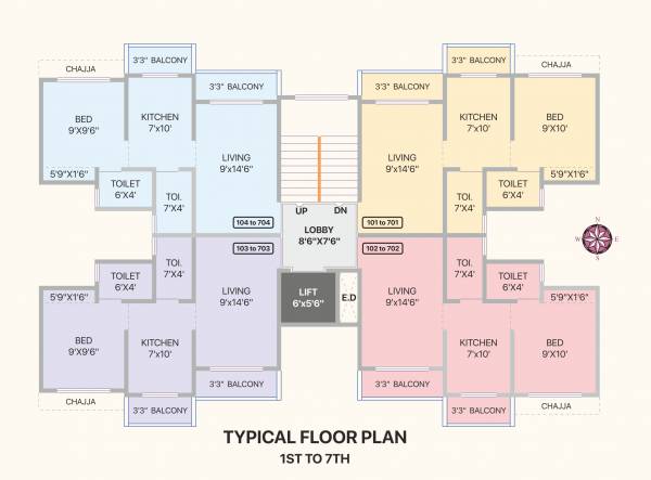  ashoka-residency Ashoka Residency Cluster Plan