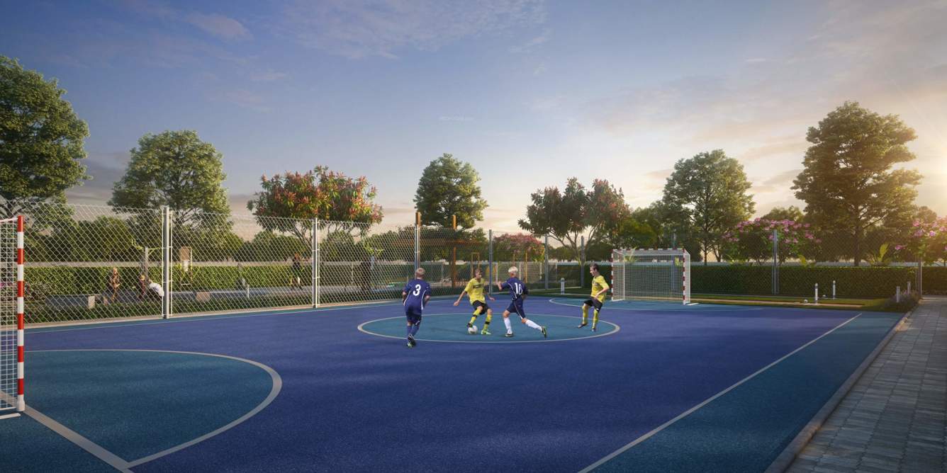  eastern river residency wing c Football Field