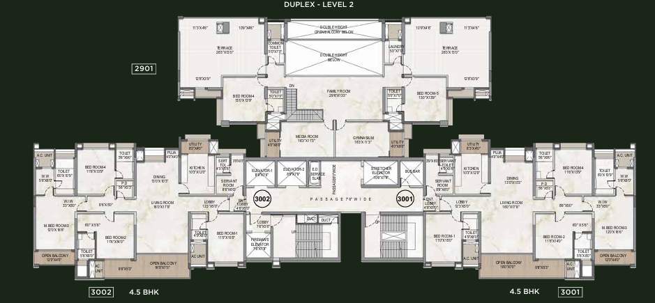 aleenta Livience Aleenta Cluster Plan For Typical Floor Plan