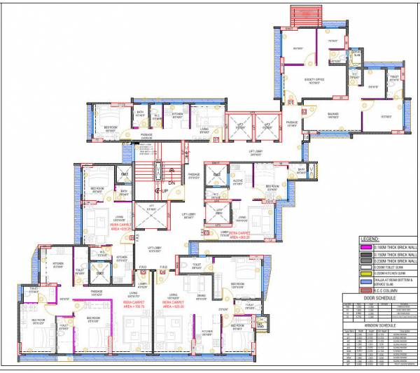  ocean-view Building Wing A For Phase Programme I Cluster Plan