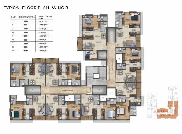  the-meridian-towers 2 Cluster Plan