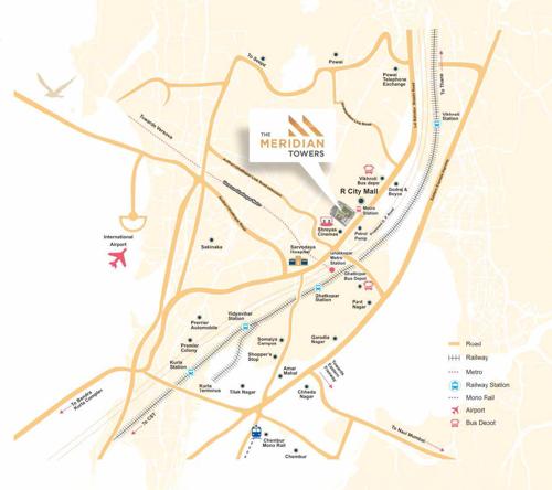  the-meridian-towers Location Plan