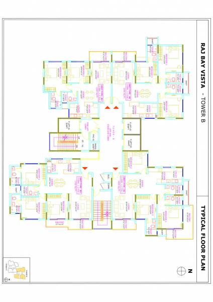  raj-bay-vista Tower A Cluster Plan
