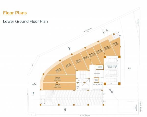  samaira-tower Lower Ground Floor Cluster Plan