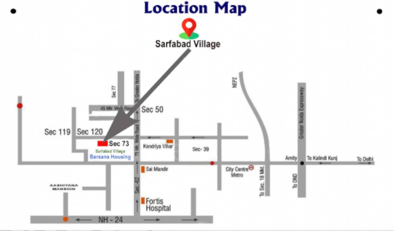 gokuldham villa Location Plan