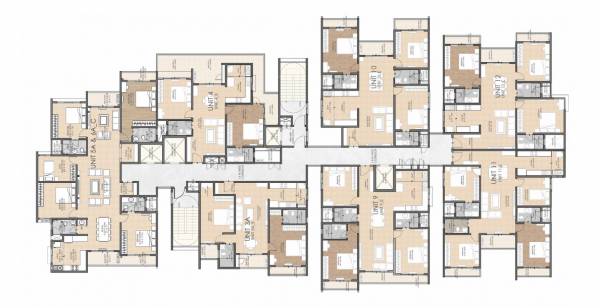  soul-spring Tower 2 Cluster Plan for Typical Floor