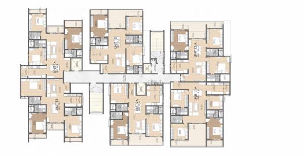  soul-spring Tower 3 Cluster Plan for Typical Floor