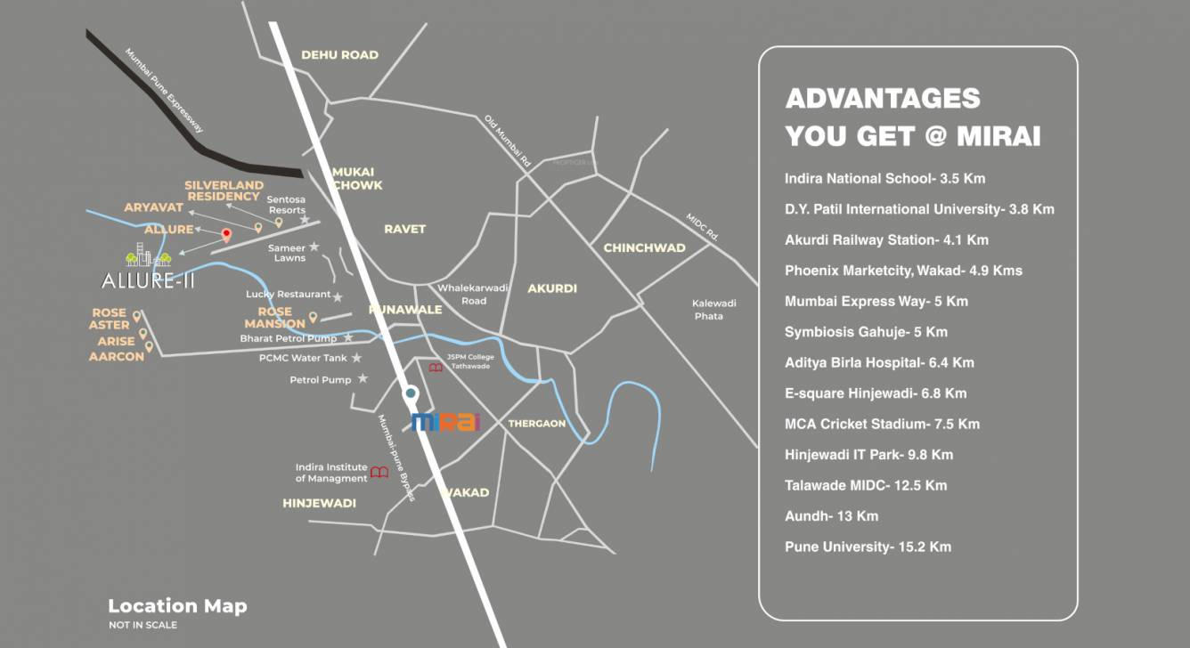  mirai phase 1 Location Plan