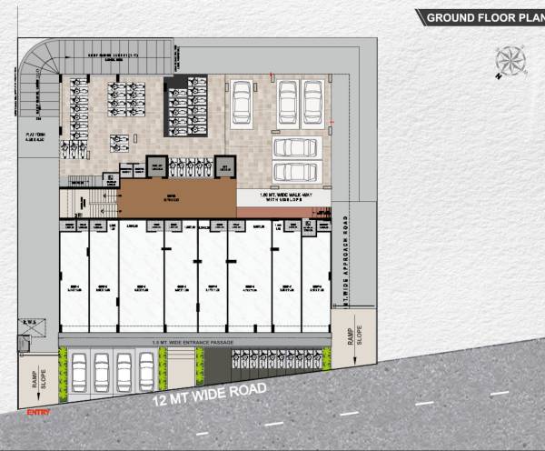 shypram-42 Shypram 42 Ground Floor Cluster Plan
