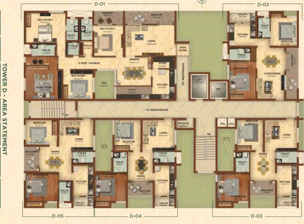 Block D Cluster Plan from 1st to 9th Floor globus-arima-legend Block D Cluster Plan from 1st to 9th Floor