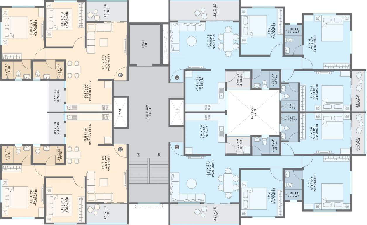 estrella 45 Wing A Cluster Plan