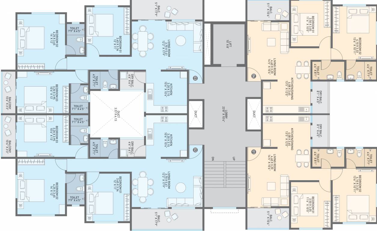 estrella 45 Wing A Cluster Plan